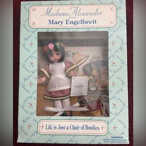 Madame Alexander Mary Engelbreit Cherry Girl Doll with Floral Hat